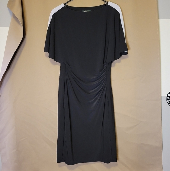 Lauren by Ralf Lauren Size 8 Topaz Two Tone Dress - Picture 1 of 5